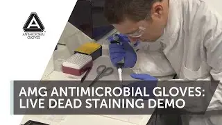 AMG Antimicrobial Gloves: Live Dead Staining Demo | Hartalega