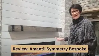 Amantii Symmetry Bespoke fireplace review #electricfireplace #electricfire