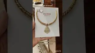 Beautiful gold Kanti necklace collection 22karat Hallmarked. Gold Kanti necklace designs