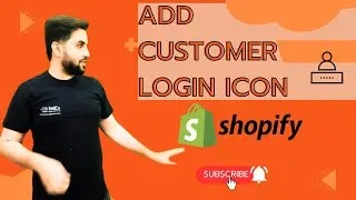 How To Add Customer Account Login Icon In Shopify 2024 | Tutorial For Beginners In Urdu/Hindi