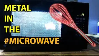 Experiments with insulators and metal in the microwave!