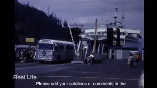 1963, Road trip 'Queen of Tsawwassen' ferry to Victoria, ferry in San Juan Islands, Washington State