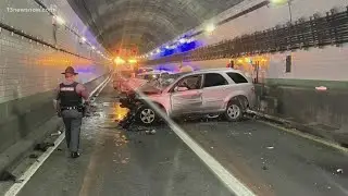 Driver wanted in connection to deadly wrong-way Norfolk Downtown Tunnel crash
