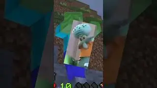 1000 Ударов СМЕРТИ! #noahcola #colacrew #minecraft #regularshow #squidward