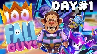 🔴 100 Fall Guys Wins In 1 Stream | Customs Lobbies W/Viewers