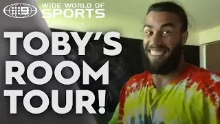 Toby Rudolf's hilarious room tour | Wide World of Sports