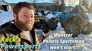 Monster Polaris Sportsman 570 no crank/no start!