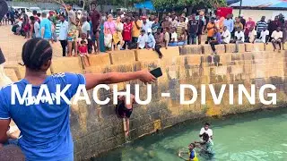 Makachu + Forodhani Diving = Ultimate Fun!
