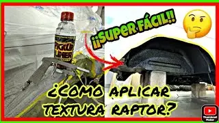 cómo aplicar textura raptor (body liner ) muy fácil