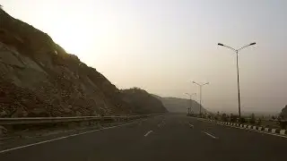 Driving on Delhi Western Peripheral Expressway (Manesar to Palwal) - Haryana, India