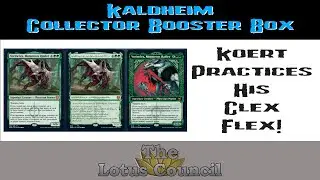 Koert Clex Flexes Into a Kaldheim Collector Booster Box!