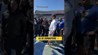 Eli made &lsquo;em go crazy 🔥 #nfl #giants #rapbattle #supahotfire #elimanning #shorts