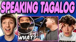 American Orders Food in Filipino Language REACTION!!