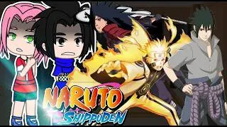Chunin Exam Arc React to Naruto Uzumaki + 4th Shinobi World War || Gacha React //