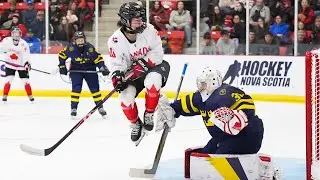 Highlights from Canada vs. Sweden in preliminary-round action at the 2026 U18 Women's Worlds