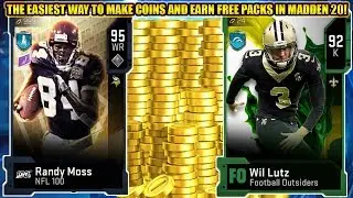 THE EASIEST WAY TO MAKE COINS IN MADDEN 20 AND GET FREE PACKS! | MADDEN 20 ULTIMATE TEAM