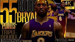 Kobe Bryant TRIPLE-DOUBLE Highlights vs. CELTICS | NBA 2K26 - 2002-03 NBA Season