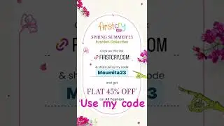 Use my firstcry code to get 45% discount on #firstcry fashion