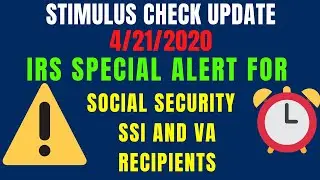 Stimulus Check Update: IRS Alert Social Security and SSI