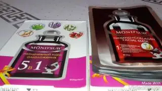 Маска красоты и молодости,эффект круговой подтяжки лица.MOND'SUB.