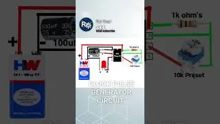 Pulse generator circuit 555 ic