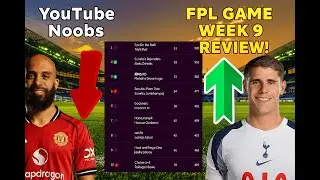 YOUTUBE NOOBS FPL ОБЗОР ИГРОВОЙ НЕДЕЛИ 9 2025/2026 ФАНТАСТИЧЕСКАЯ ПРЕМЬЕР-ЛИГА!!!!