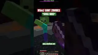 Minecraft MineZ - GIANT ZOMBIE MECHANICS #minecraft #gaming #minez #shotbow #pvp #survivalcraft