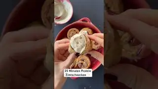 Schnelle Protein Zimtschnecken ohne Hefe, ohne Aufgehzeit ✨k&ouml;stlich backen #holidayswithyoutube