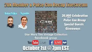 20K Member & Pulse Con Recap Livestream
