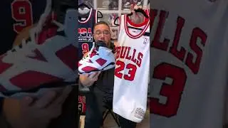 Michael Jordan 1991 1992 Season Jersey and Sneakers