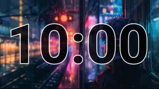 10 Minute Focus Timer ⏳ | Short Study Session with Lo-Fi Beats | Big Countdown | Big Number