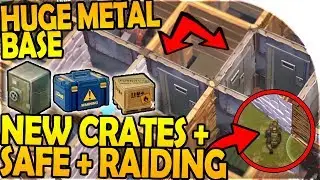 HUGE METAL BASE + NEW RAIDING + NEW SAFE + NEW CRATES - Last Day On Earth Survival 1.7.2 Update