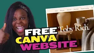 How to create and host a website for free using Canva.