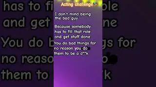 Acting challenge #sad #screenacting #loveacting #actingismylove