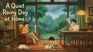 A Quiet Rainy Day at Home | Ghibli Inspired Silent Vlog