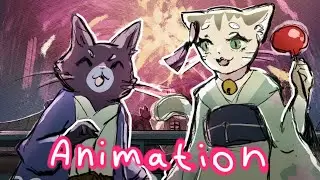 Black and white - animation by Mob0