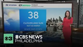 Highs back in the upper 30s Tuesday in Philadelphia, chance for snow overnight