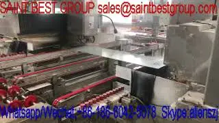 Full Automatic Glass Edging Line with CNC Corner Grinding Polishing,CNC Glass Edging Line