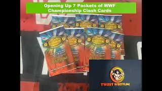 Opening Up 7 Packets of WWF WWE Fleer Championship Clash Retro Wrestling Cards 2001