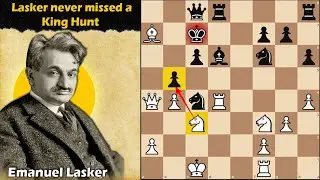 Lasker never missed a king hunt | Lasker vs Lee 1899