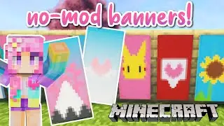 Top 10 Cute/Kawaii Banner Pattern Designs - Minecraft Tutorial