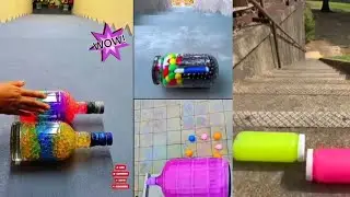 EPIC Bottle Collisions 🤯💥 | Colorful Bottle Explosion Compilation  | 2 Minutes Satisfying Video 