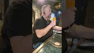 Taste Test: PINEAPPLE 🍍 UPSIDE-DOWN MIMOSA #tastetest #drinks #mancave #cocktails #vodka #mimosas
