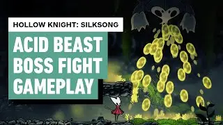 Hollow Knight: Silksong Boss Fight - Craggler/Acid Beast Fight