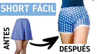 DIY - Transformar una falda en SHORT