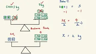 Linear equations in one variable