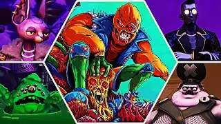 Anger Foot - All Bosses & Endings