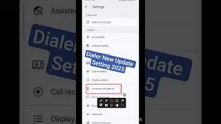 Google Phone Dialer New Update Best Setting 2025 || Call Pick Setting 2025 #shanitechyt12