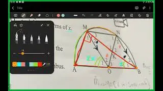 Euclidean Geometry Semi circle question.