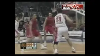 2007 CSKA (Moscow) - Olympiacos (Greece) 83-79 Men Euroleague Basketball, full match